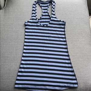 Lululemon navy & light blue racerback tank top 2